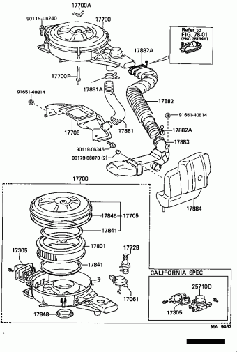 COROLLA FX AE82L-EGMDCA AE82