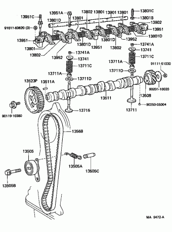 COROLLA FX AE82L-EGMDCA AE82