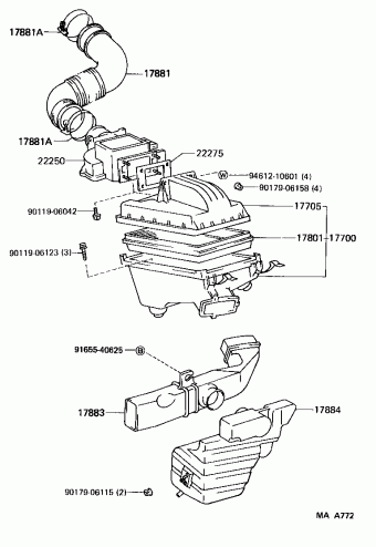 CAMRY SV21L-AEPBKA SV2#,VZV21