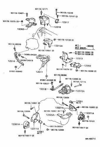 CAMRY SV21L-UEPNKW SV2#,CV20,VZV21