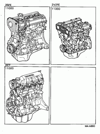 CAMRY SV21L-UEPNKW SV2#,CV20,VZV21
