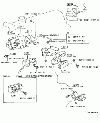 HILUX YN90L-CRMDSW 09.1991