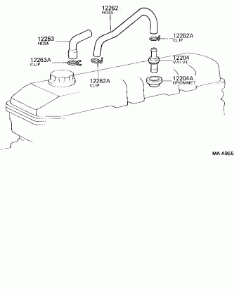 HILUX/4RUNNER (4WD) RN106R-PRMSSQ 08.1996