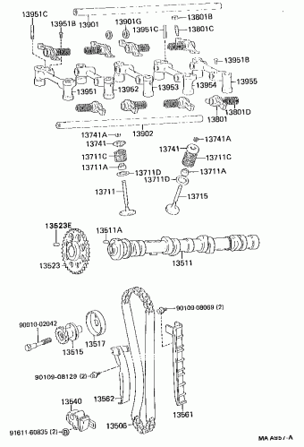 HILUX/4RUNNER (4WD) RN106R-PRMSSQ 08.1996