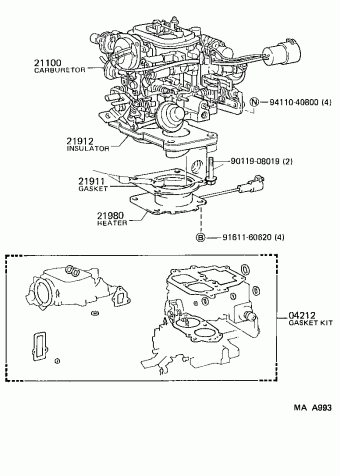 4-RUNNER TRUCK RN80L-TRTRSA RN8#,90,12#,VZN85,9#,VZN120