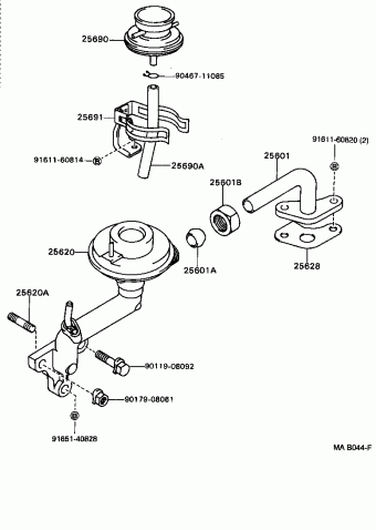 HILUX 2WD RN85R-TRMRSQ3 04.1996