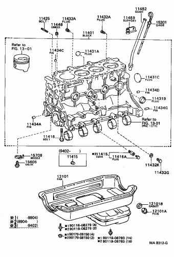 HILUX 2WD LN85L-TRMRS 09.1996