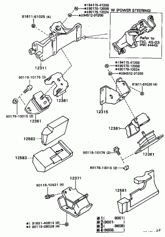 HILUX 2WD LN85L-TRMRS 09.1996