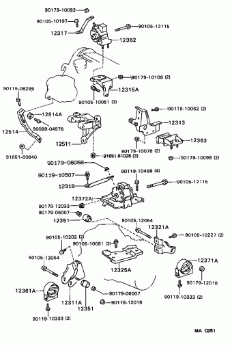 CAMRY SV21L-UEPDKA SV2#,VZV21