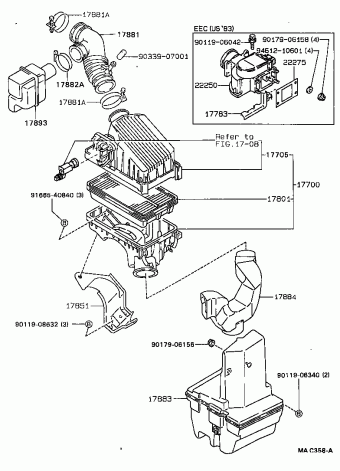 COROLLA HB AE92L-AGMVFW EE90,AE92,CE90