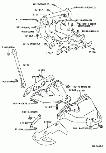 COROLLA SED/LB/WG AE92L-ALMNKW EE9#,AE9#,CE90