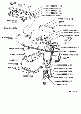 COROLLA SED/LB/WG AE92L-AEMDUW EE9#,AE9#,CE90