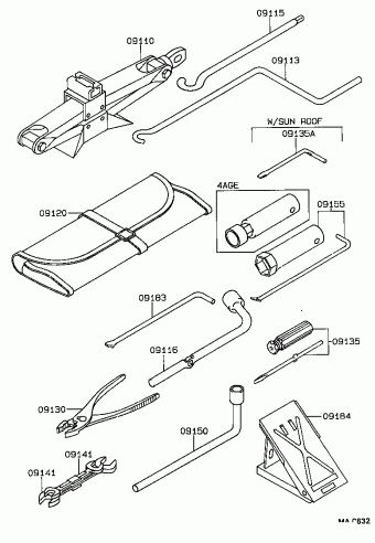 COROLLA SED/LB/WG CE90L-ALMDSW EE9#,AE9#,CE90