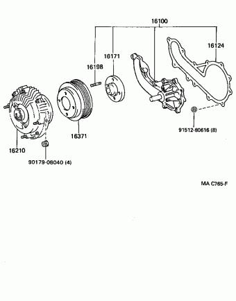 HIACE VAN,COMMUTER RZH103L-RBMREW LH10#,11#,RZH10#,11#
