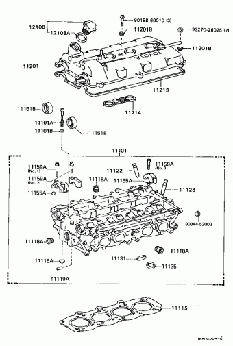 CELICA ST185L-BLMVZA AT180,ST18#