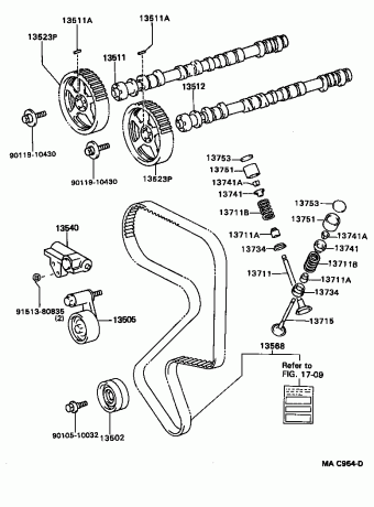 CELICA ST185L-BLMVZA AT180,ST18#