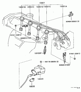 CELICA ST185L-BLMVZG AT180,ST18#