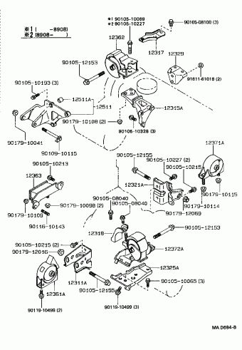 COROLLA SED/LB/WG AE92L-ALHDKW EE9#,AE9#,CE90