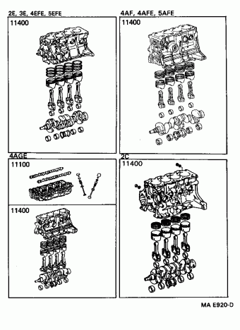 COROLLA SED/CP/WG EE100L-AWMDSB AE10#,CE100,EE10#