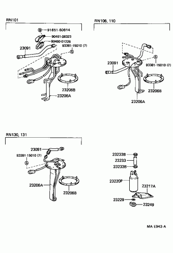 4-RUNNER TRUCK RN130L-GKLSEA RN10#,110,13#,VZN10#,110,13#