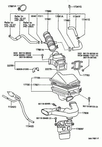 CAMRY (SED) VCV10R-AEPGKW SXV1#,VCV1#