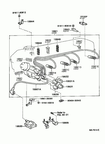 HILUX/4RUNNER (4WD) RN106R-PRMSSQ 08.1996