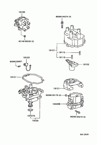 TACOMA RZN150L-CRMDKAB RZN140,150,19#,VZN150,195