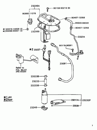 CAMRY MCV10L-CEPNKK SXV10,VCV10,MCV10