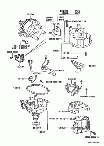 COROLLA SED AE101L-DEMDKA AE10#