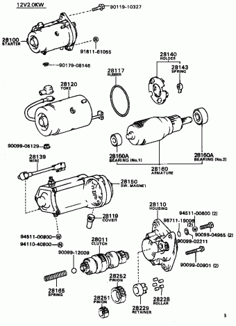 COROLLA SED/LB CE80L-ELMDCA AE82,CE80