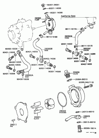 COROLLA SED/LB CE80L-EEHDCA AE82,CE80
