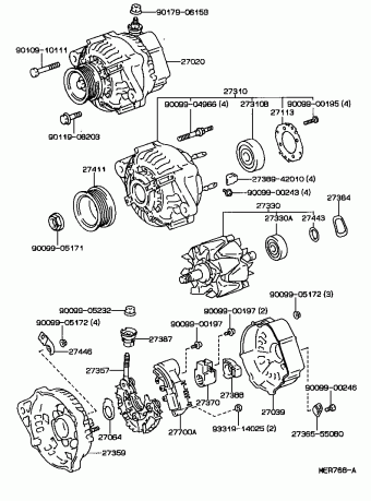 CAMRY (SED) VCV10R-AEPGKW SXV1#,VCV1#