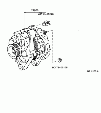 COROLLA SED AE101L-DEMDKA AE10#