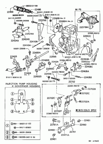 LAND CRUISER HJ61LV-MCXW BJ60,HJ6#,FJ6#