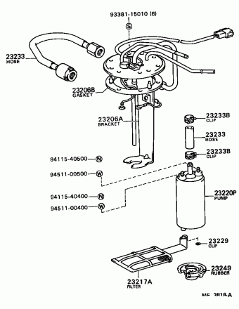 COROLLA FX AE82L-EGMQFA AE82