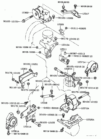 COROLLA HB EE90L-AGMDEW EE90,AE92,CE90