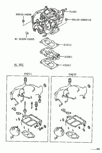 COROLLA CP/HB EE90R-AHKRSN EE90,AE92,CE90