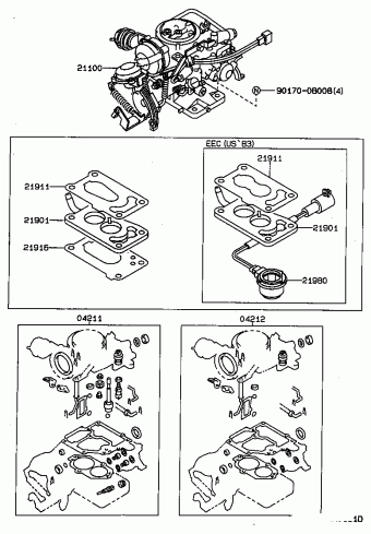 COROLLA HB AE92L-AHMDUW EE90,AE92,CE90