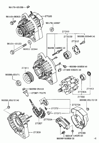 COROLLA CP AE92L-ACMVFK AE92