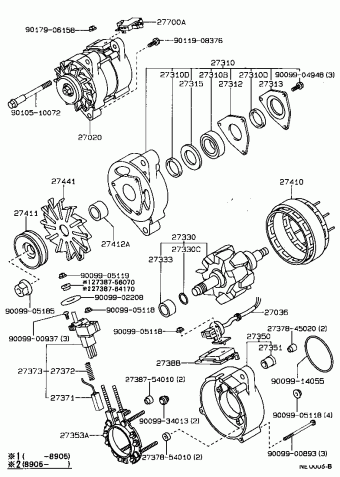 COROLLA HB CE90L-AHMDSW EE90,AE92,CE90