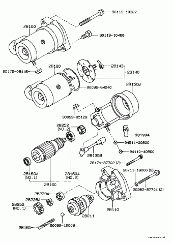 COROLLA SED/LB/WG CE90L-ALMDSW EE9#,AE9#,CE90