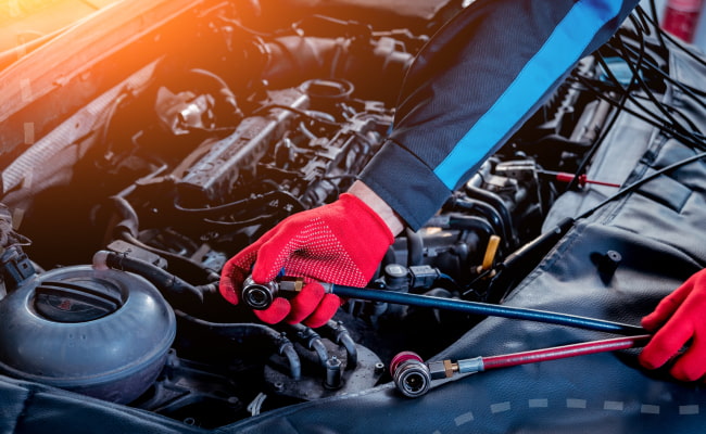 Diagnostics of defect of air condition compressor for car Diagnostics of defect of air condition compressor for car